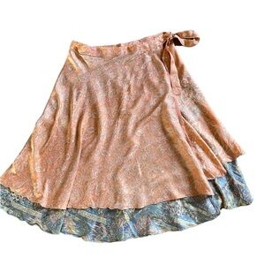 Silk Wrap Skirt 100% silk from India